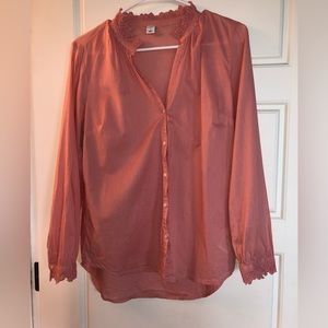 Dusty rose blouse